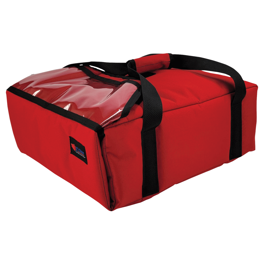 Deluxe Insulated Pizza Delivery Bag Carries Three 18