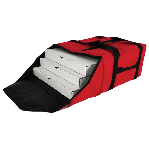 Deluxe Premium Insulated Pizza Delivery Bag Carries three 18" or four 16" | FCPPB-318