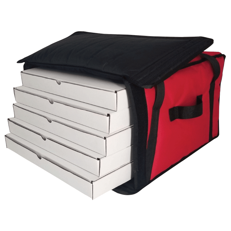 Deluxe Premium Insulated Pizza Delivery Bag Carries five 18" or six 16" | FCPPB-518