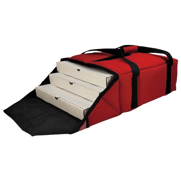 Deluxe Insulated Pizza Delivery Bag Carries three 12" or four 10" | FCEPB-312